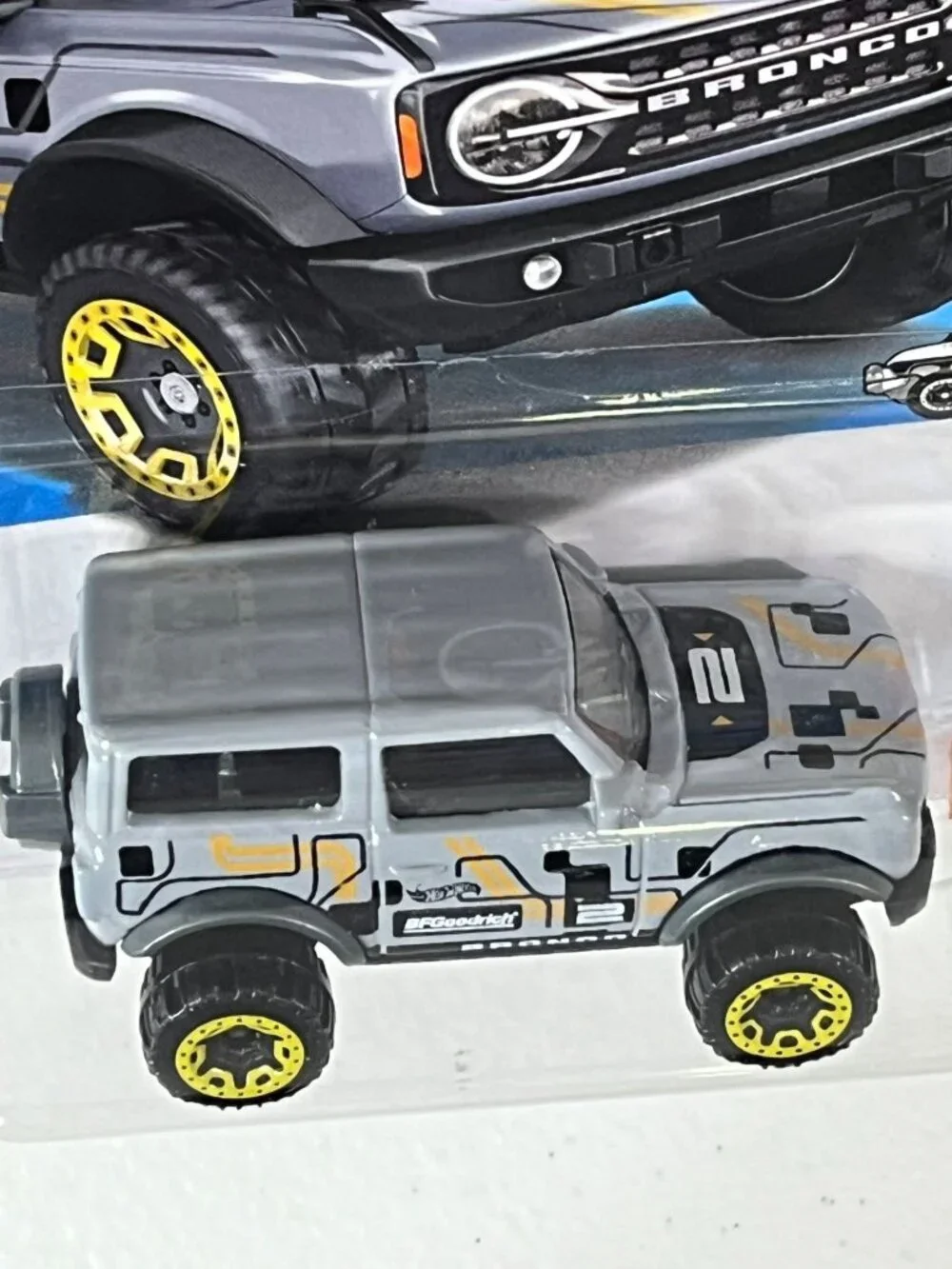 Hot Wheels 2021 Ford Bronco HW Hot Trucks 20/250 1/10 Gray Off Road SUV NOC